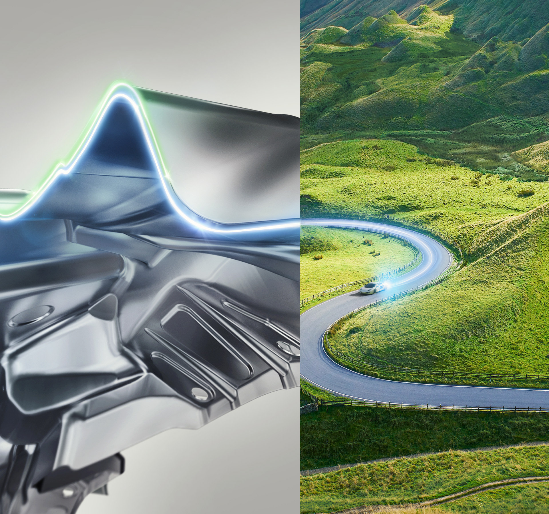 TRUMPF BrightLine Speed — industrial laser cutting machine CGI campaign visual